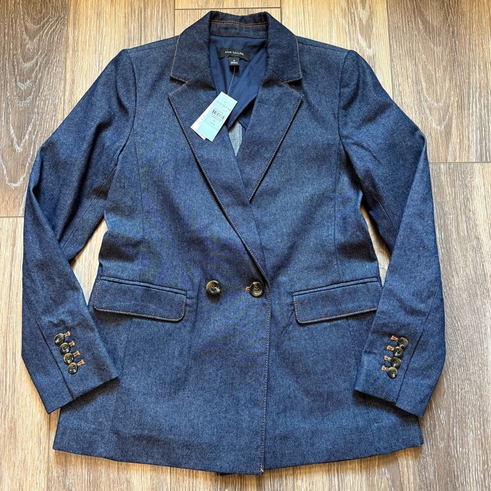 Ann Taylor Midnight Blue Blazer
